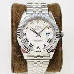 VR Factory Replica Rolex Datejust II 41mm White Dial Watch Roman Markers